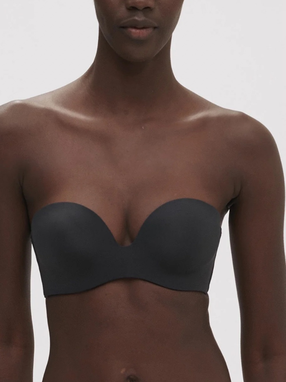 Simone Perele Essentiel Strapless Convertible Bra Black 32C Parisian Luxury